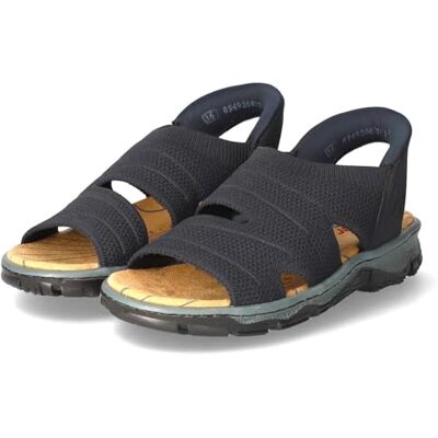 Rieker Sandales marron pour femme, bleu, 37 EU - Publicité Rieker Sandales marron pour femme, bleu, 37 EU - Publicité