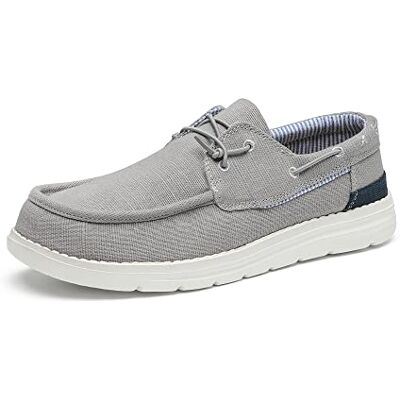 Bruno Marc Hommes Mocassins Chaussures Bateau décontractées, Confortable Slip on Loafers, Chaussures de Conduite,Size 43,Gris, - Publicité Bruno Marc Hommes Mocassins Chaussures Bateau décontractées, Confortable Slip on Loafers, Chaussures de Conduite,Size 43,Gris, - Publicité