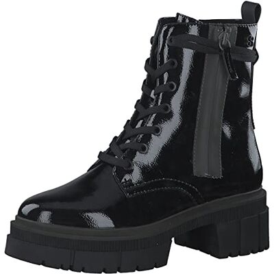 s.Oliver Femme Bottine, Black Brevet 5 25208 29 018, 38 EU - Publicité s.Oliver Femme Bottine, Black Brevet 5 25208 29 018, 38 EU - Publicité