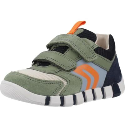 Geox B IUPIDOO Boy D Baskets pour garçon Olive/Bleu Marine, 26 EU - Publicité Geox B IUPIDOO Boy D Baskets pour garçon Olive/Bleu Marine, 26 EU - Publicité
