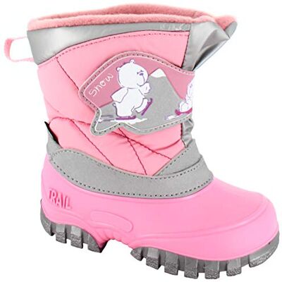 Spirale Trolly, Snow Boot, Rose, 24 EU - Publicité Spirale Trolly, Snow Boot, Rose, 24 EU - Publicité