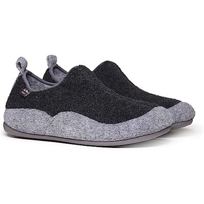 TONI PONS Chaussons de maison pour hommes en feutre recyclé NIL-FR Noir, 41 EU. Publicité TONI PONS Chaussons de maison pour hommes en feutre recyclé NIL-FR Noir, 41 EU. Publicité