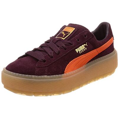 Puma Platform Trace Block Femme Baskets Mode Bordeaux - Publicité Puma Platform Trace Block Femme Baskets Mode Bordeaux - Publicité