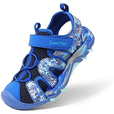 DREAM PAIRS Sandales Sport Enfant Garçon Fille Sandals Été Antidérapantes Respirantes, Chaussures Outdoor Randonnée Plage Marche Sandale Fermées Confortables Légères,Size 35,Bleu Royal - Publicité DREAM PAIRS Sandales Sport Enfant Garçon Fille Sandals Été Antidérapantes Respirantes, Chaussures Outdoor Randonnée Plage Marche Sandale Fermées Confortables Légères,Size 35,Bleu Royal - Publicité