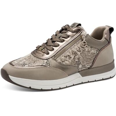 Tamaris Baskets Basses pour Femme, Taupe/Serpent, 41 EU, Taupe Snake., 41 EU - Publicité Tamaris Baskets Basses pour Femme, Taupe/Serpent, 41 EU, Taupe Snake., 41 EU - Publicité