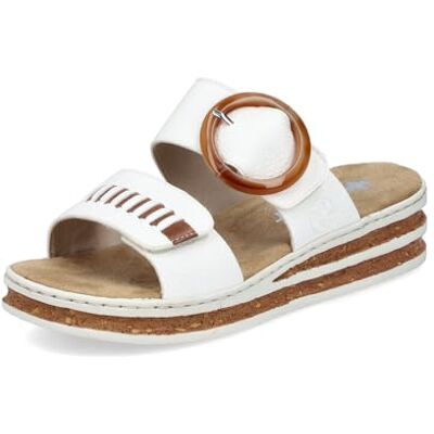 Rieker Mules femmes 62993, Pointure:39 EU, La couleur:blanc - Publicité Rieker Mules femmes 62993, Pointure:39 EU, La couleur:blanc - Publicité
