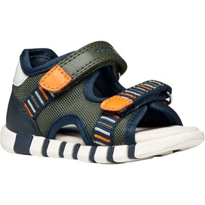 Geox B Sandal Iupidoo Boy, Vert foncé Orange, 26 EU - Publicité Geox B Sandal Iupidoo Boy, Vert foncé Orange, 26 EU - Publicité