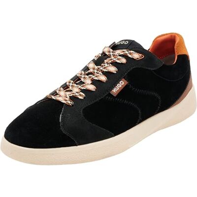 HUGO Homme Riven_Tenn_sdnu Tennis, Black, 45 EU - Publicité HUGO Homme Riven_Tenn_sdnu Tennis, Black, 45 EU - Publicité