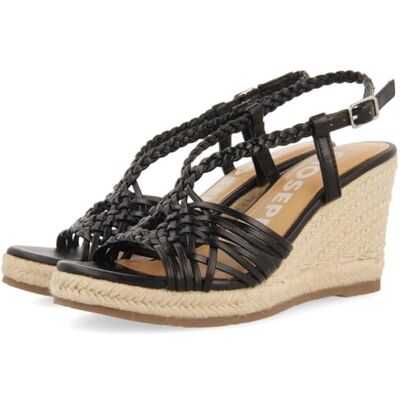 GIOSEPPO Glide, Sandales compensées Espadrilles Femme, Noir, 41 EU, Noir, 41 EU - Publicité GIOSEPPO Glide, Sandales compensées Espadrilles Femme, Noir, 41 EU, Noir, 41 EU - Publicité
