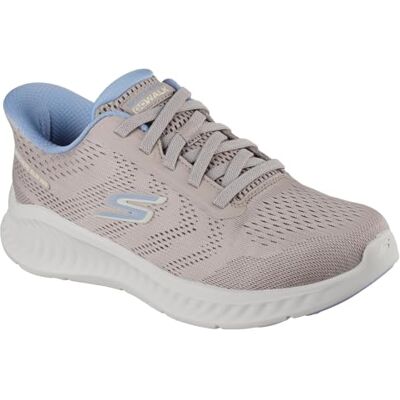 Skechers Go Walk Now Baskets à Enfiler Mains Libres pour Femme, Taupe/Bleu, 35.5 EU - Publicité Skechers Go Walk Now Baskets à Enfiler Mains Libres pour Femme, Taupe/Bleu, 35.5 EU - Publicité