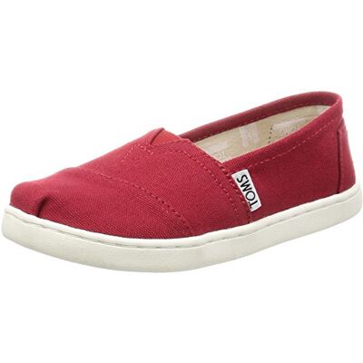 TOMS Mixte Enfant Alpargata Core Chaussures Tendance, Rouge, 35.5 EU - Publicité TOMS Mixte Enfant Alpargata Core Chaussures Tendance, Rouge, 35.5 EU - Publicité