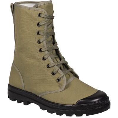 Mil-Tec Bottes de commando françaises en toile 9 trous Olive, vert, 46 EU - Publicité Mil-Tec Bottes de commando françaises en toile 9 trous Olive, vert, 46 EU - Publicité