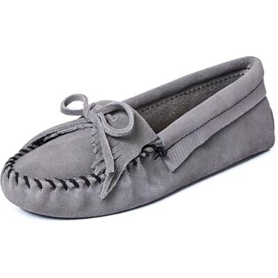Minnetonka Women's Kilty Suede Softsole Moccasin,Storm Blue,7.5 M US - Publicité Minnetonka Women's Kilty Suede Softsole Moccasin,Storm Blue,7.5 M US - Publicité