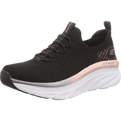 Skechers Femme D'lux Walker Let It Glow Shoes, Noir, 35 EU - Publicité Skechers Femme D'lux Walker Let It Glow Shoes, Noir, 35 EU - Publicité