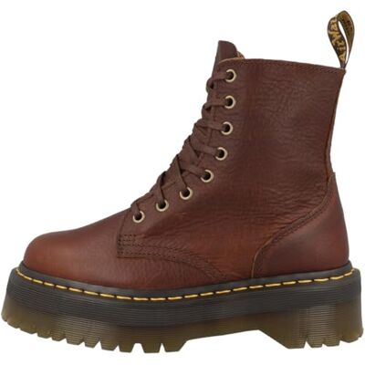 Dr. Martens Bottes de Combat Jadon Bordeaux Unisexe DM 41 - Publicité Dr. Martens Bottes de Combat Jadon Bordeaux Unisexe DM 41 - Publicité