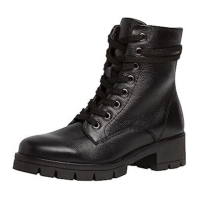 Tamaris Comfort bottines femme à talon cuir à lacets confort fit, Black, 39 EU - Publicité Tamaris Comfort bottines femme à talon cuir à lacets confort fit, Black, 39 EU - Publicité