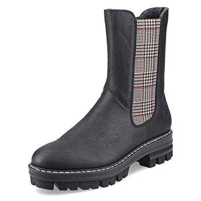 Rieker Bottines 76190 pour femme, Noir, 4 UK - Publicité Rieker Bottines 76190 pour femme, Noir, 4 UK - Publicité