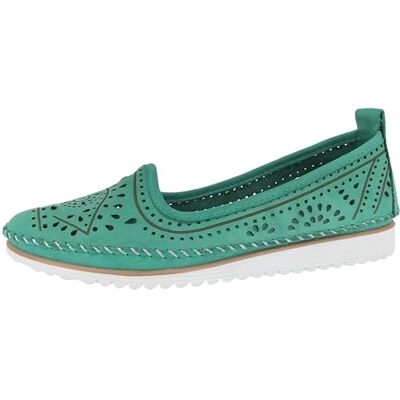 Andrea Conti Mocassins pour Femme 0021712, Pointure:39 EU, La Couleur:Turquoise - Publicité Andrea Conti Mocassins pour Femme 0021712, Pointure:39 EU, La Couleur:Turquoise - Publicité