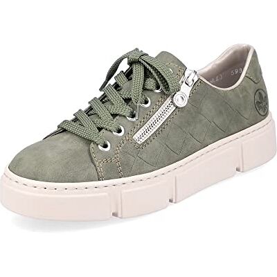 Rieker Femme Chaussures à Lacets N5932, Dame Chaussures de Sport lacées,Chaussure de Sport,Sneaker,Blanc (Weiss / 80),37 EU / 4 UK - Publicité Rieker Femme Chaussures à Lacets N5932, Dame Chaussures de Sport lacées,Chaussure de Sport,Sneaker,Blanc (Weiss / 80),37 EU / 4 UK - Publicité