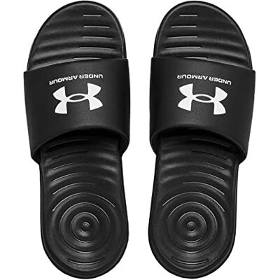 Under Armour Sandales de bain Ansa Fixed Slides pour homme Couleur : noir Article : -004 Black/White Taille : EUR 41 - Publicité Under Armour Sandales de bain Ansa Fixed Slides pour homme Couleur : noir Article : -004 Black/White Taille : EUR 41 - Publicité