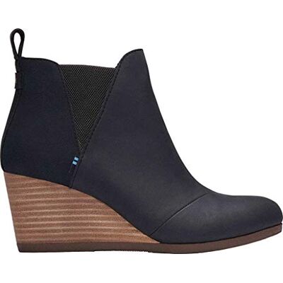 TOMS Femme Kelsey Chaussure Bateau, Black Leather Suede, 40 EU - Publicité TOMS Femme Kelsey Chaussure Bateau, Black Leather Suede, 40 EU - Publicité