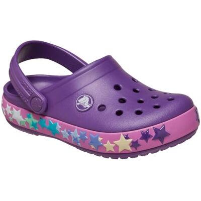 Crocs Unisexe Enfant Crocband Lights Clog T Sabots, Amethyst, 20/21 EU - Publicité Crocs Unisexe Enfant Crocband Lights Clog T Sabots, Amethyst, 20/21 EU - Publicité