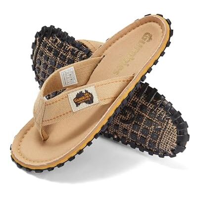 Gumbies Islander Tongs unisexes avec tige d'orteil en coton ultra doux et semelle en caoutchouc recyclé durable – Confort garanti, Sable classique, 44 EU - Publicité Gumbies Islander Tongs unisexes avec tige d'orteil en coton ultra doux et semelle en caoutchouc recyclé durable – Confort garanti, Sable classique, 44 EU - Publicité
