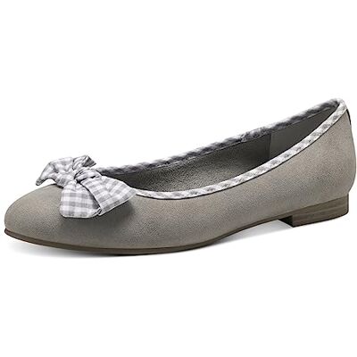 MARCO TOZZI Ballerines Plates pour Femme avec nœud, Taupe Comb, 37 EU - Publicité MARCO TOZZI Ballerines Plates pour Femme avec nœud, Taupe Comb, 37 EU - Publicité