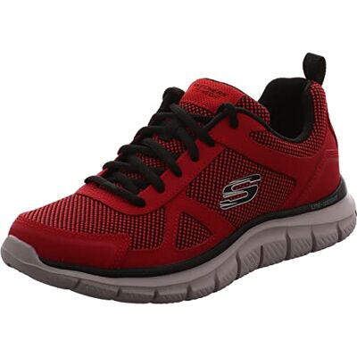 Skechers TRACK BUCOLO sports shoes homme, Rouge (Rouge noir), 46 EU - Publicité Skechers TRACK BUCOLO sports shoes homme, Rouge (Rouge noir), 46 EU - Publicité