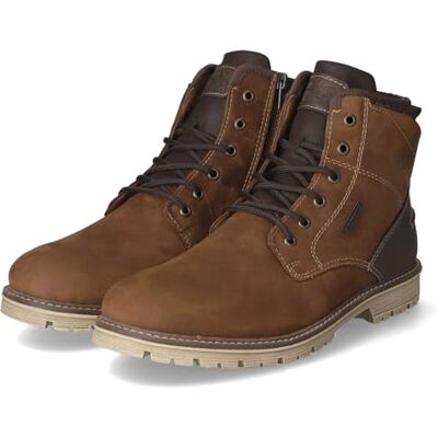 Rieker Bottes à lacets pour homme F3614, Marron 25, 46 EU - Publicité Rieker Bottes à lacets pour homme F3614, Marron 25, 46 EU - Publicité