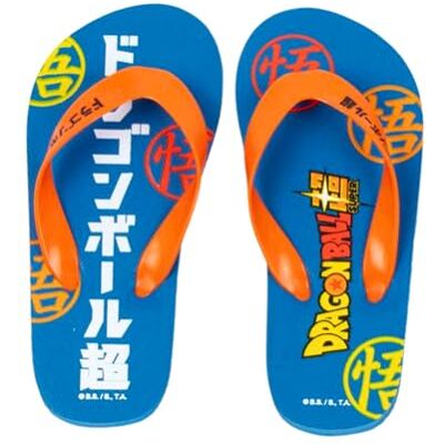 Dragon Ball Z Tongs pour Garçons, Sandales D'été Goku Design, Chaussures D'été, Taille EU 28/29 Bleu - Publicité Dragon Ball Z Tongs pour Garçons, Sandales D'été Goku Design, Chaussures D'été, Taille EU 28/29 Bleu - Publicité