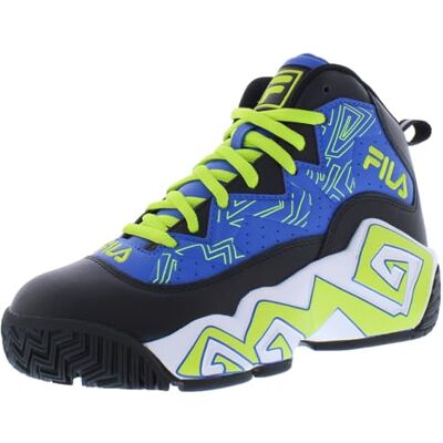 Fila Baskets Mb unisexes pour enfant, Noir/bleu/vert anis, 6.5 Big Kid - Publicité Fila Baskets Mb unisexes pour enfant, Noir/bleu/vert anis, 6.5 Big Kid - Publicité