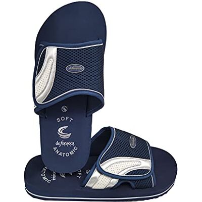 de fonseca DeFonseca Original Modèle Amalfi Chaussons Homme Semelle anatomique Anti-rayures Maison Jardin Plage Douche Qualité Italienne, Bleu M1, 43/44 EU - Publicité de fonseca DeFonseca Original Modèle Amalfi Chaussons Homme Semelle anatomique Anti-rayures Maison Jardin Plage Douche Qualité Italienne, Bleu M1, 43/44 EU - Publicité