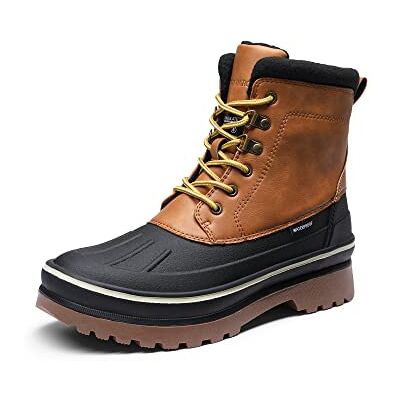 Bruno Marc Bottes de Neige Hommes Isolées Imperméables Chaudes Extérieur Doublure Fourrure Hiver,Size 39,Marron/Jaune,SBSB229M - Publicité Bruno Marc Bottes de Neige Hommes Isolées Imperméables Chaudes Extérieur Doublure Fourrure Hiver,Size 39,Marron/Jaune,SBSB229M - Publicité