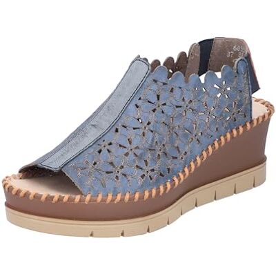 Rieker Femme 60355 Sandale, Bleu, 39 EU - Publicité Rieker Femme 60355 Sandale, Bleu, 39 EU - Publicité