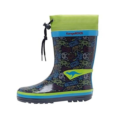 KangaROOS Bottes en caoutchouc K-summerrain pour garçon, Dk Navy Play, 24 EU - Publicité KangaROOS Bottes en caoutchouc K-summerrain pour garçon, Dk Navy Play, 24 EU - Publicité