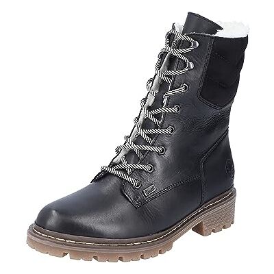 Rieker Femme Y9232 Bottes à Lacets, Noir, 41 EU - Publicité Rieker Femme Y9232 Bottes à Lacets, Noir, 41 EU - Publicité