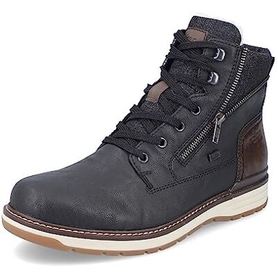 Rieker Homme Bottines 39440, Monsieur Bottines à Lacets,Hydrofuge,riekerTEX,Demi-Bottes,Botte à Lacets,imperméable,tex,Noir (Schwarz / 00),45 EU / 10.5 UK - Publicité Rieker Homme Bottines 39440, Monsieur Bottines à Lacets,Hydrofuge,riekerTEX,Demi-Bottes,Botte à Lacets,imperméable,tex,Noir (Schwarz / 00),45 EU / 10.5 UK - Publicité