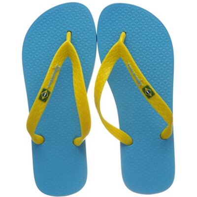 Ipanema Séparateur d'orteil Classic Brasil Ii Kids pour garçon, Bleu jaune., 25.5 EU Schmal - Publicité Ipanema Séparateur d'orteil Classic Brasil Ii Kids pour garçon, Bleu jaune., 25.5 EU Schmal - Publicité