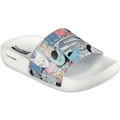 Skechers Femme Hyper Pawsome Slide Sandale de Sport, Blanc/Multicolore, 39 EU - Publicité Skechers Femme Hyper Pawsome Slide Sandale de Sport, Blanc/Multicolore, 39 EU - Publicité