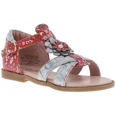 LAURA VITA Sandal, Rouge, 25 EU - Publicité LAURA VITA Sandal, Rouge, 25 EU - Publicité