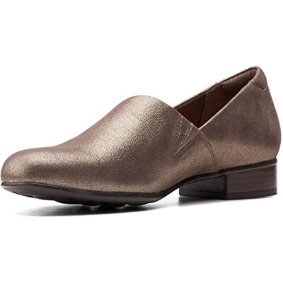 Clarks Chaussures Juliet Palm pour Femmes, 40 EU, Metallic - Publicité Clarks Chaussures Juliet Palm pour Femmes, 40 EU, Metallic - Publicité
