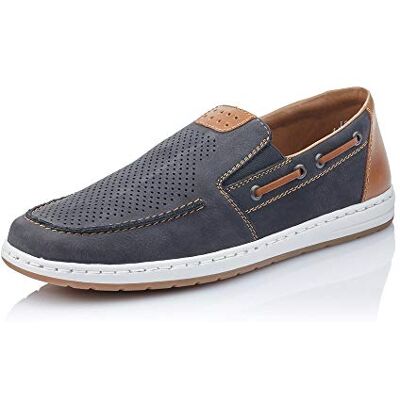 Rieker Homme Chaussures Basses 18266, Monsieur Mocassin,Chaussons,Chaussures de Costume,Bureau,Chaussures de collège,Bleu (Blau / 14),43 EU / 9 UK - Publicité Rieker Homme Chaussures Basses 18266, Monsieur Mocassin,Chaussons,Chaussures de Costume,Bureau,Chaussures de collège,Bleu (Blau / 14),43 EU / 9 UK - Publicité