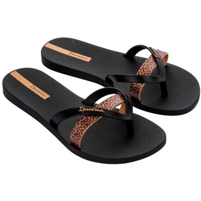 Ipanema Femme Kirei Chic Fem Tongues, Noir, 40 EU - Publicité Ipanema Femme Kirei Chic Fem Tongues, Noir, 40 EU - Publicité