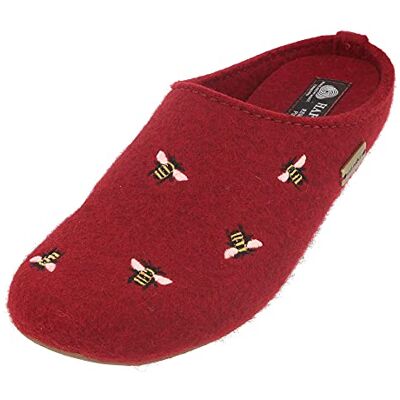 HAFLINGER Chaussons Femme Everest Api 484016, Pointure:39 EU, La Couleur:Rouge - Publicité HAFLINGER Chaussons Femme Everest Api 484016, Pointure:39 EU, La Couleur:Rouge - Publicité