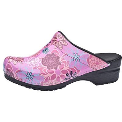 Sanita Inalo Sabots Ouvert Produit Original Fabriqué à la Main pour Femme Assise Plantaire de Forme Anatomique avec Mousse Souple Rose 36 EU - Publicité Sanita Inalo Sabots Ouvert Produit Original Fabriqué à la Main pour Femme Assise Plantaire de Forme Anatomique avec Mousse Souple Rose 36 EU - Publicité