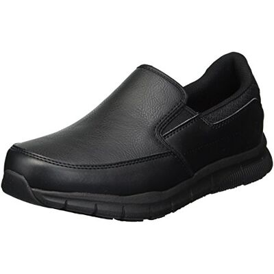 Skechers for Work Women's Nampa-Annod Food Service Shoe,Black Polyurethane,8 W US - Publicité Skechers for Work Women's Nampa-Annod Food Service Shoe,Black Polyurethane,8 W US - Publicité