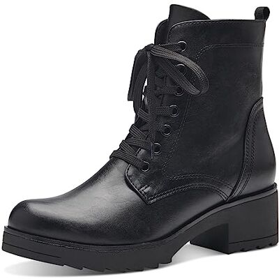 MARCO TOZZI Bottines à lacets pour femme , Noir, 39 EU - Publicité MARCO TOZZI Bottines à lacets pour femme , Noir, 39 EU - Publicité