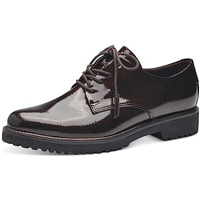 Marco Tozzi Chaussures à Lacets élégantes pour Femme, Brevet Mocca, 38 EU - Publicité Marco Tozzi Chaussures à Lacets élégantes pour Femme, Brevet Mocca, 38 EU - Publicité