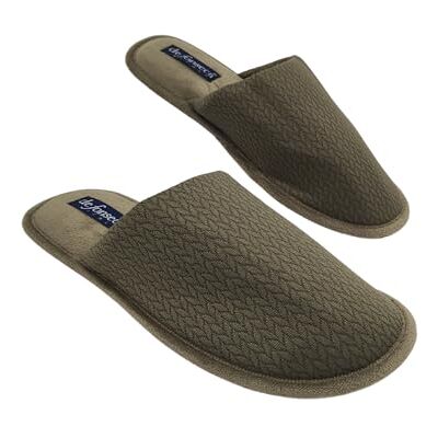 de fonseca Chaussons chauds pour homme, chaussons d'hiver fermés de maison, lavables et pour invités, vert, 42/43 EU - Publicité de fonseca Chaussons chauds pour homme, chaussons d'hiver fermés de maison, lavables et pour invités, vert, 42/43 EU - Publicité